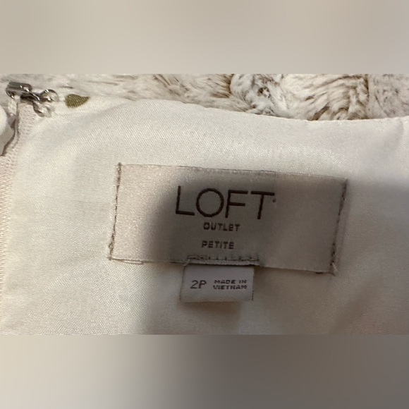 LOFT Floral Dress Sundress Size 2P Petite - Picture 6 of 11